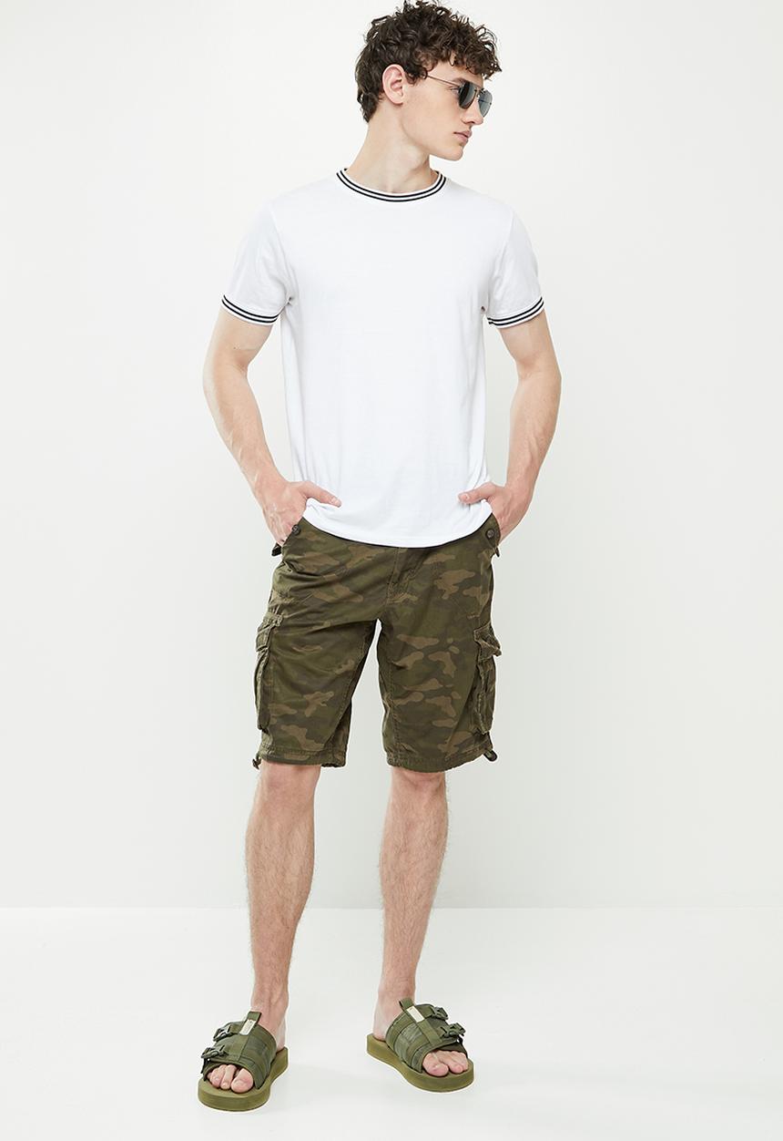 Brave Soul - Msrt-georgecamok shorts - khaki
