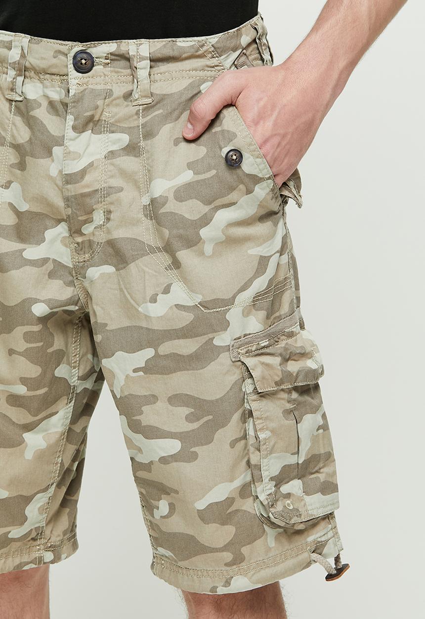 Brave Soul - Msrt-georgecamos shorts - stone camo