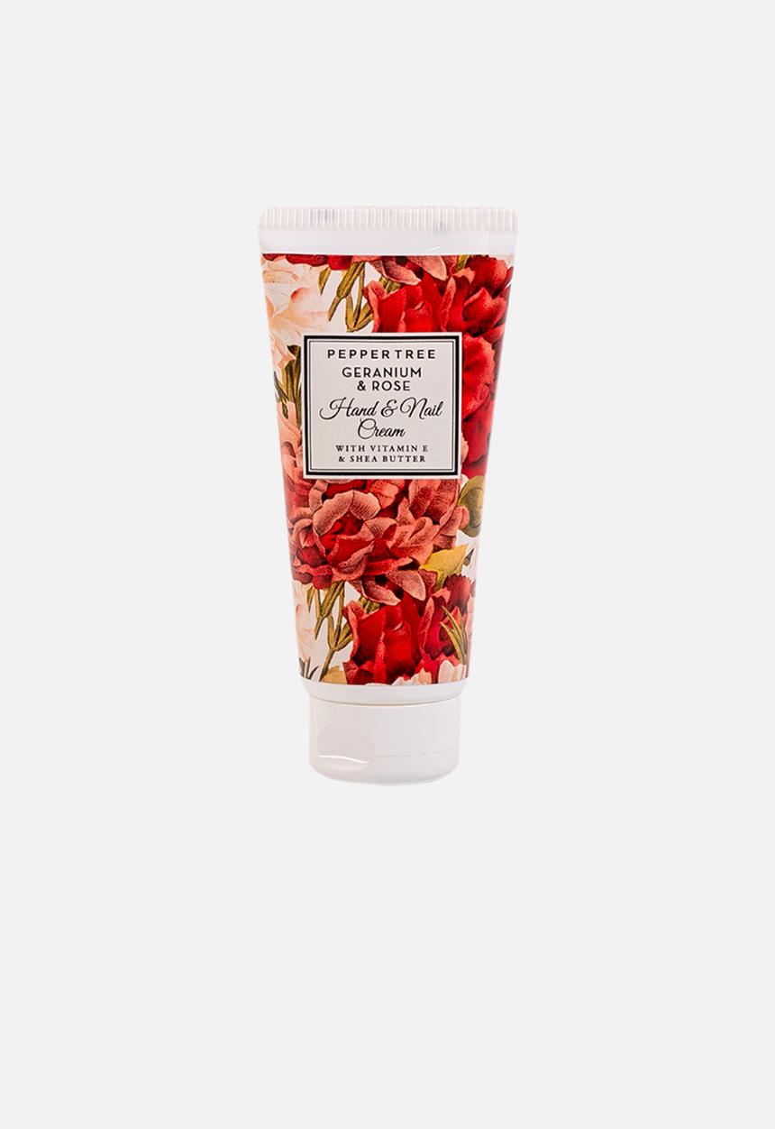 PEPPER TREE - Geranium & Rose Hand & Nail Cream