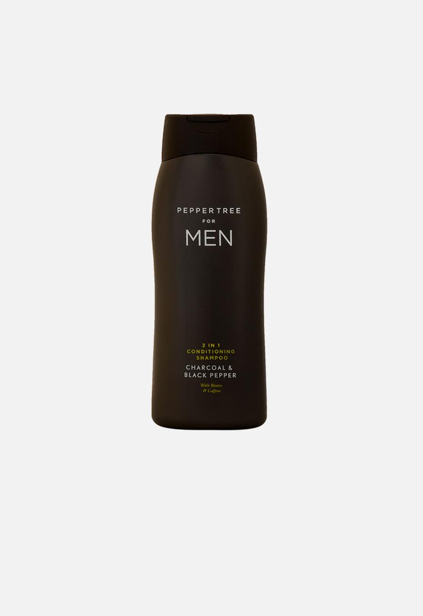 PEPPER TREE - Charcoal & Black Pepper 2-in-1 Shampoo & Conditioner