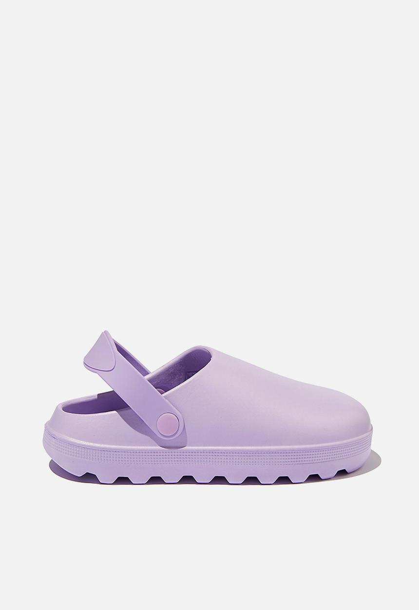 Cotton On - Charlie beach slide - lilac drop