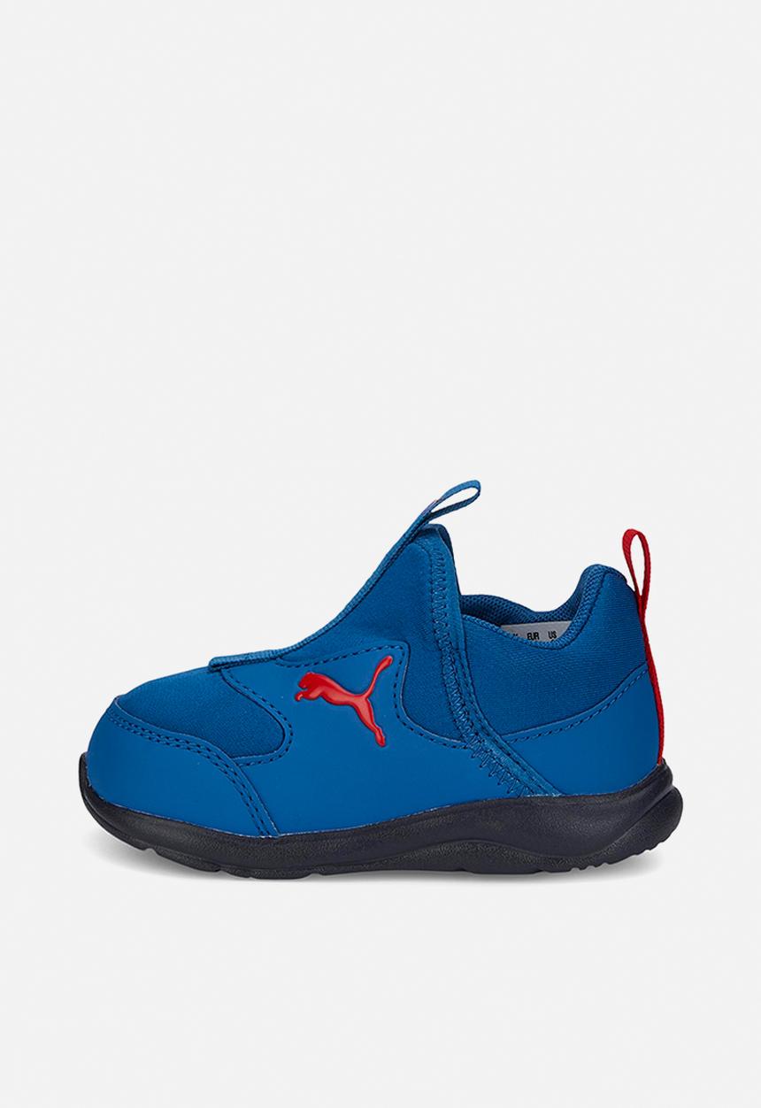 PUMA - Puma fun racer slip on inf - lake blue-high risk red