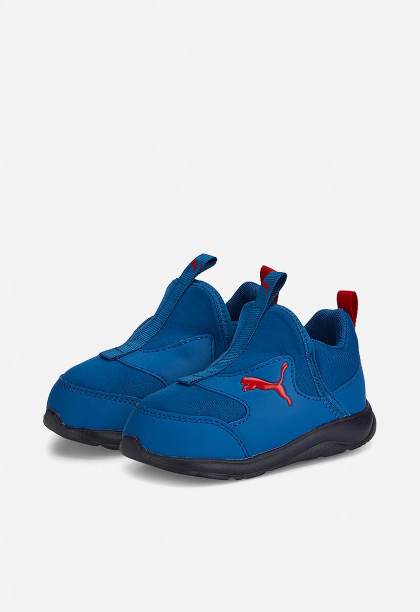 PUMA - Puma fun racer slip on inf - lake blue-high risk red