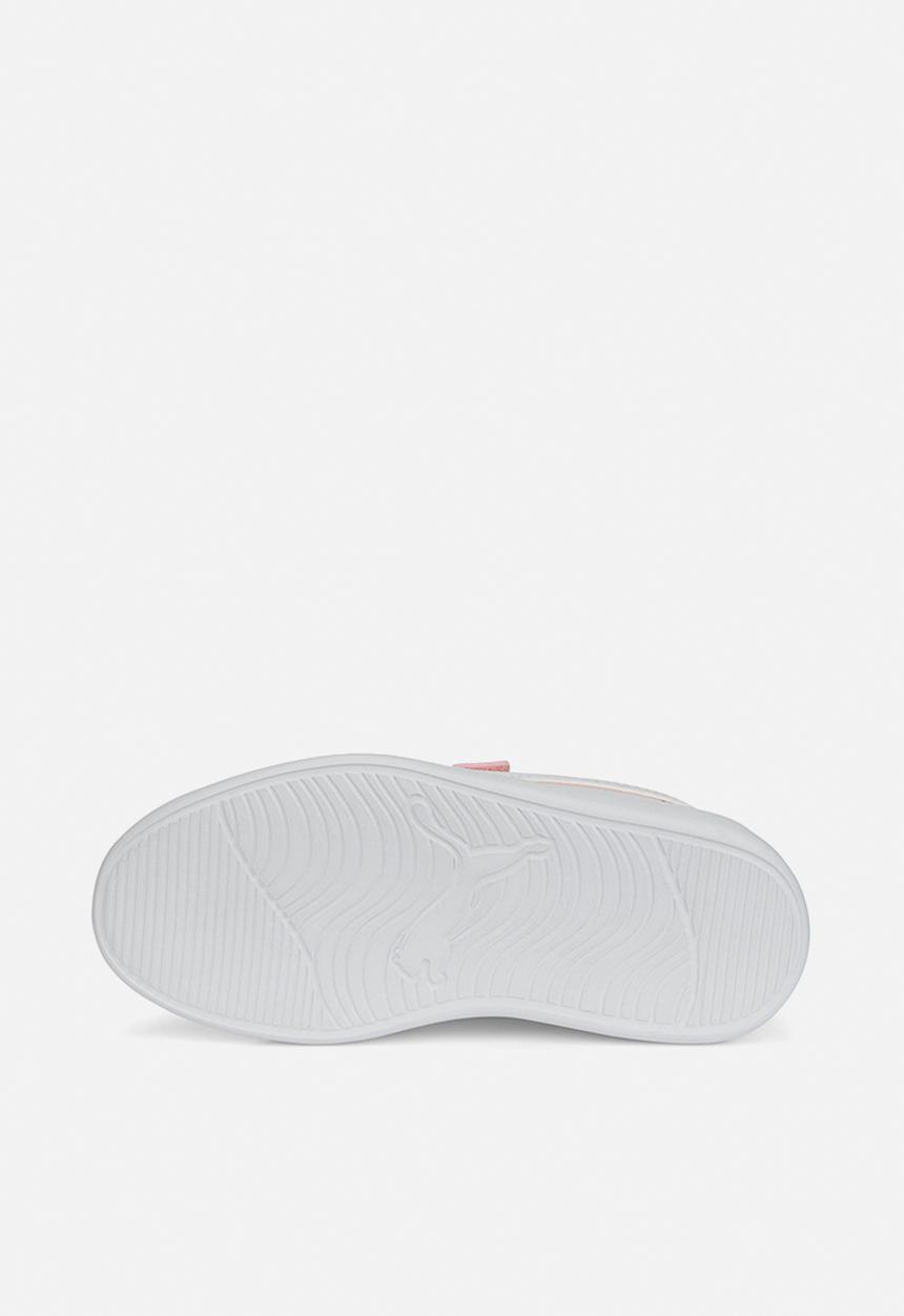 PUMA - Courtflex v2 v ps - almond blossom-puma white