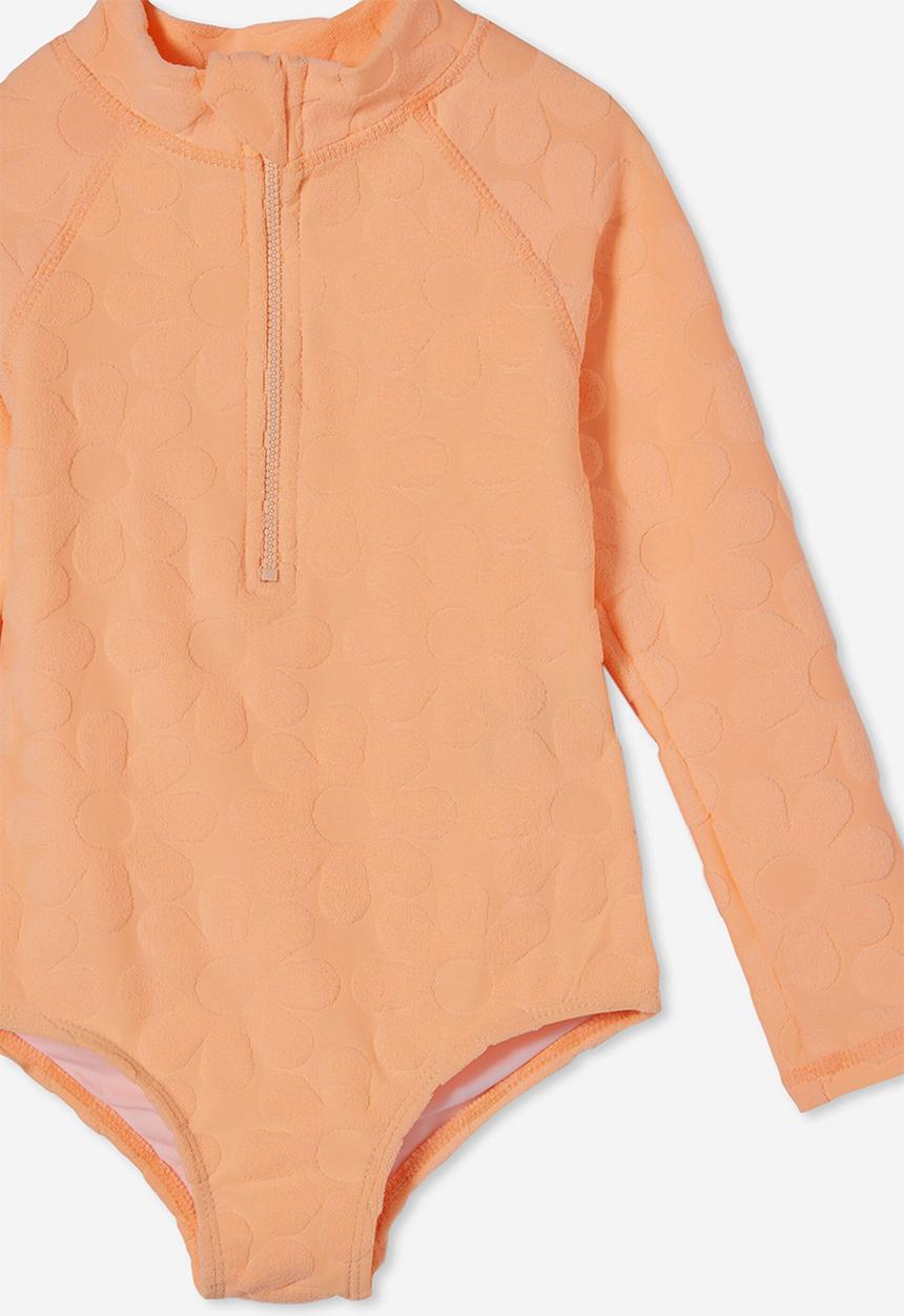 Cotton On - Lydia one piece - tropical orange flowers