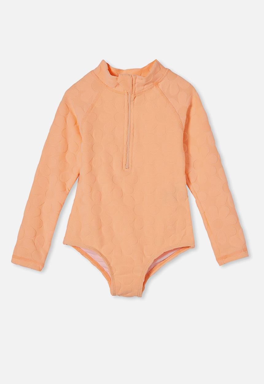 Cotton On - Lydia one piece - tropical orange flowers