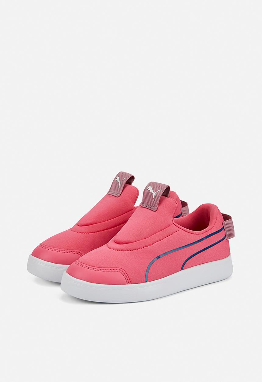PUMA - Courtflex v2 slip on ps - sunset pink-sodalite blue
