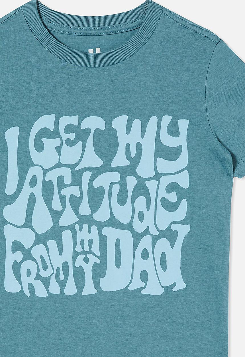 Cotton On - Max skater short sleeve tee - teal storm
