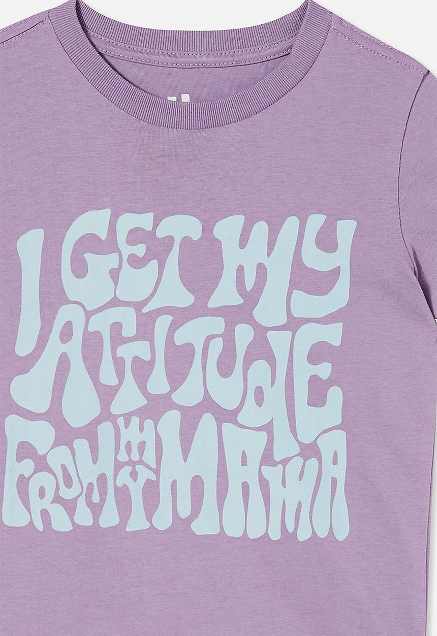 Cotton On - Max skater short sleeve tee - grape soda