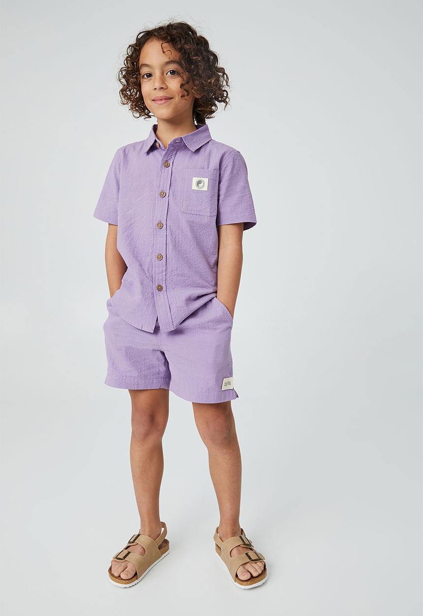 Cotton On - Los cabos short - grape soda wash