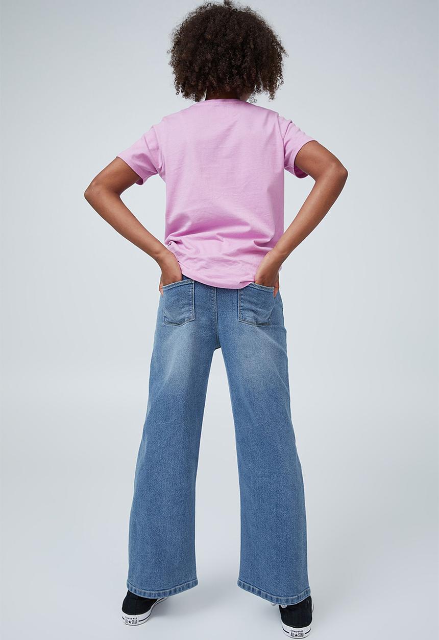 Cotton On - Hannah wide leg jean - weekend wash