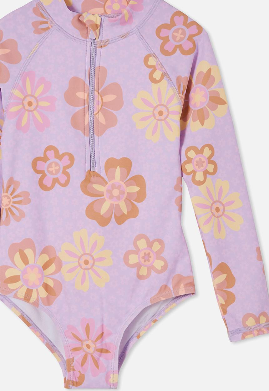 Cotton On - Lydia one piece - lilac drop/monteray floral