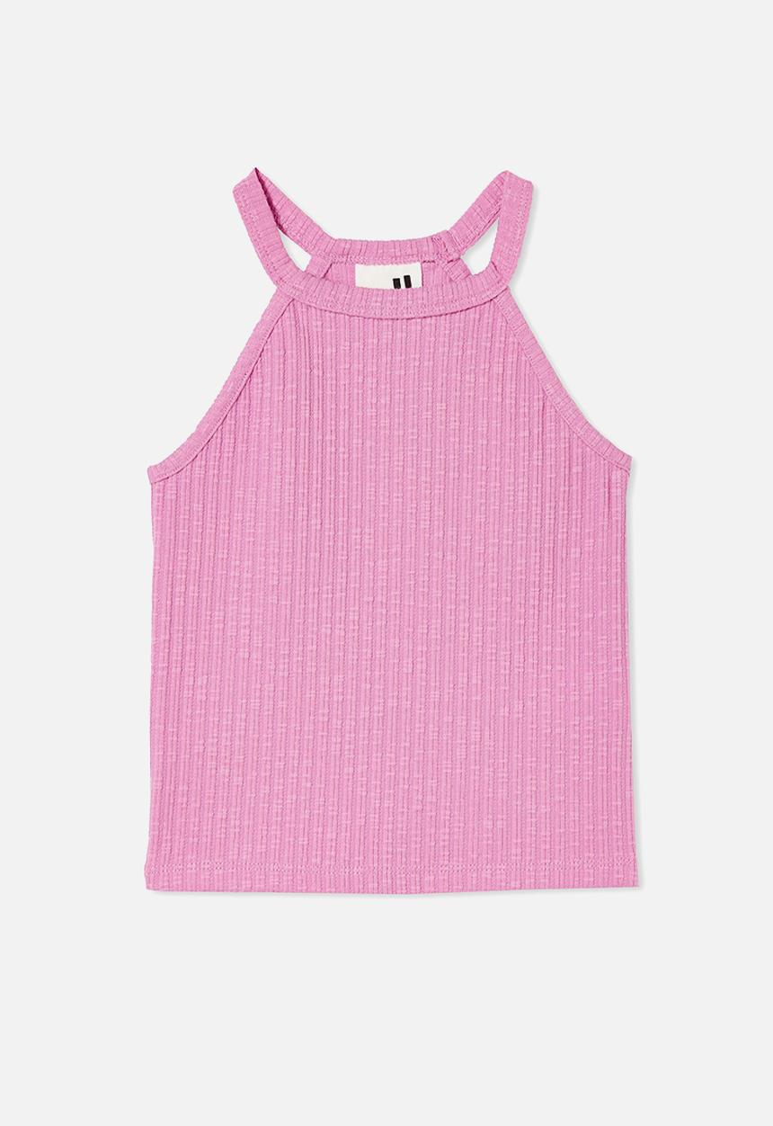 Cotton On - Leah rib tank - purple paradise