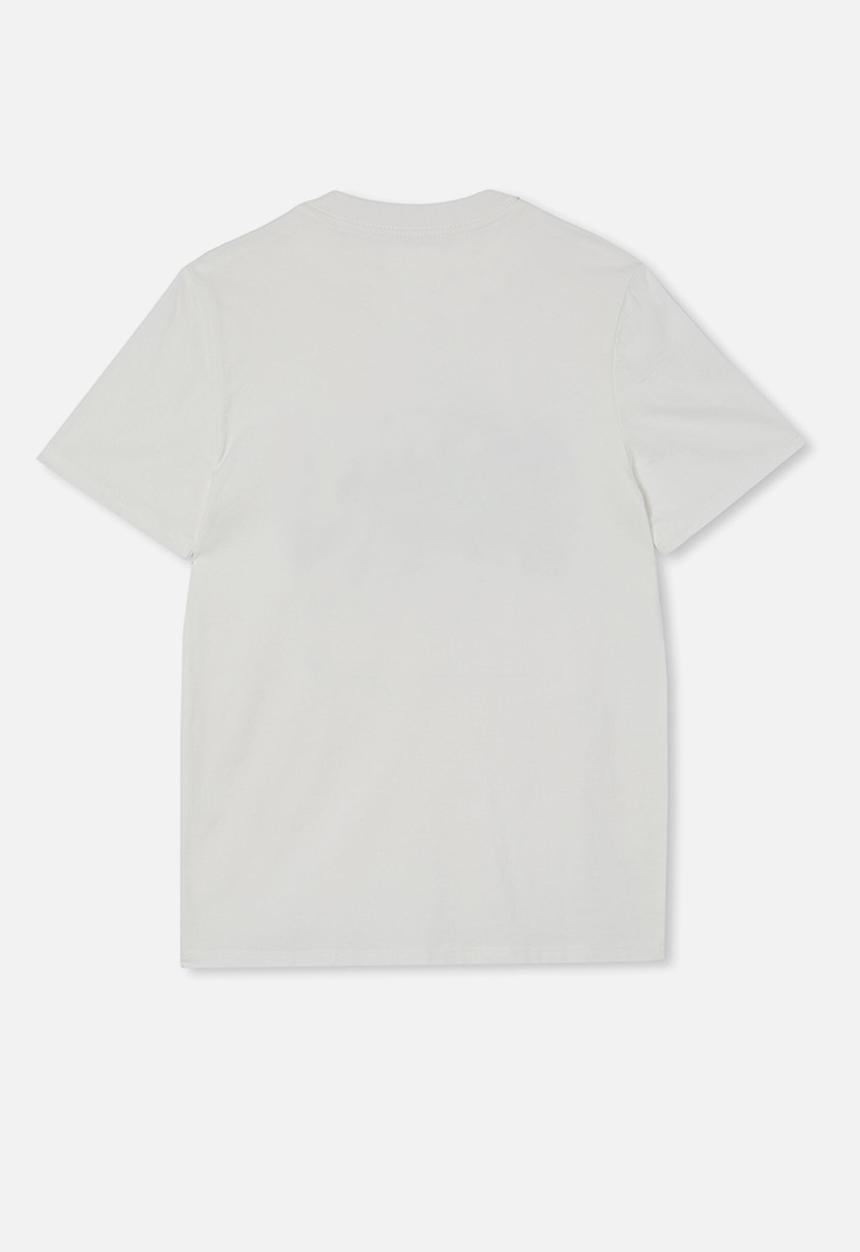 Cotton On - Sami short sleeve  embellished tee - retro white/stacked soccer ball