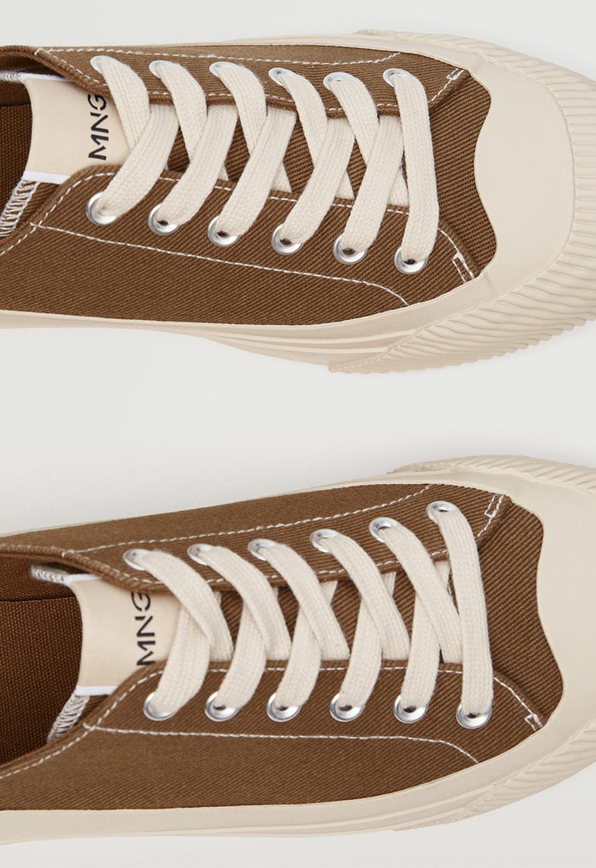 MANGO - Sport shoes organic - pastel brown
