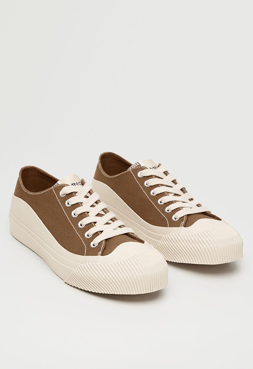 MANGO - Sport shoes organic - pastel brown