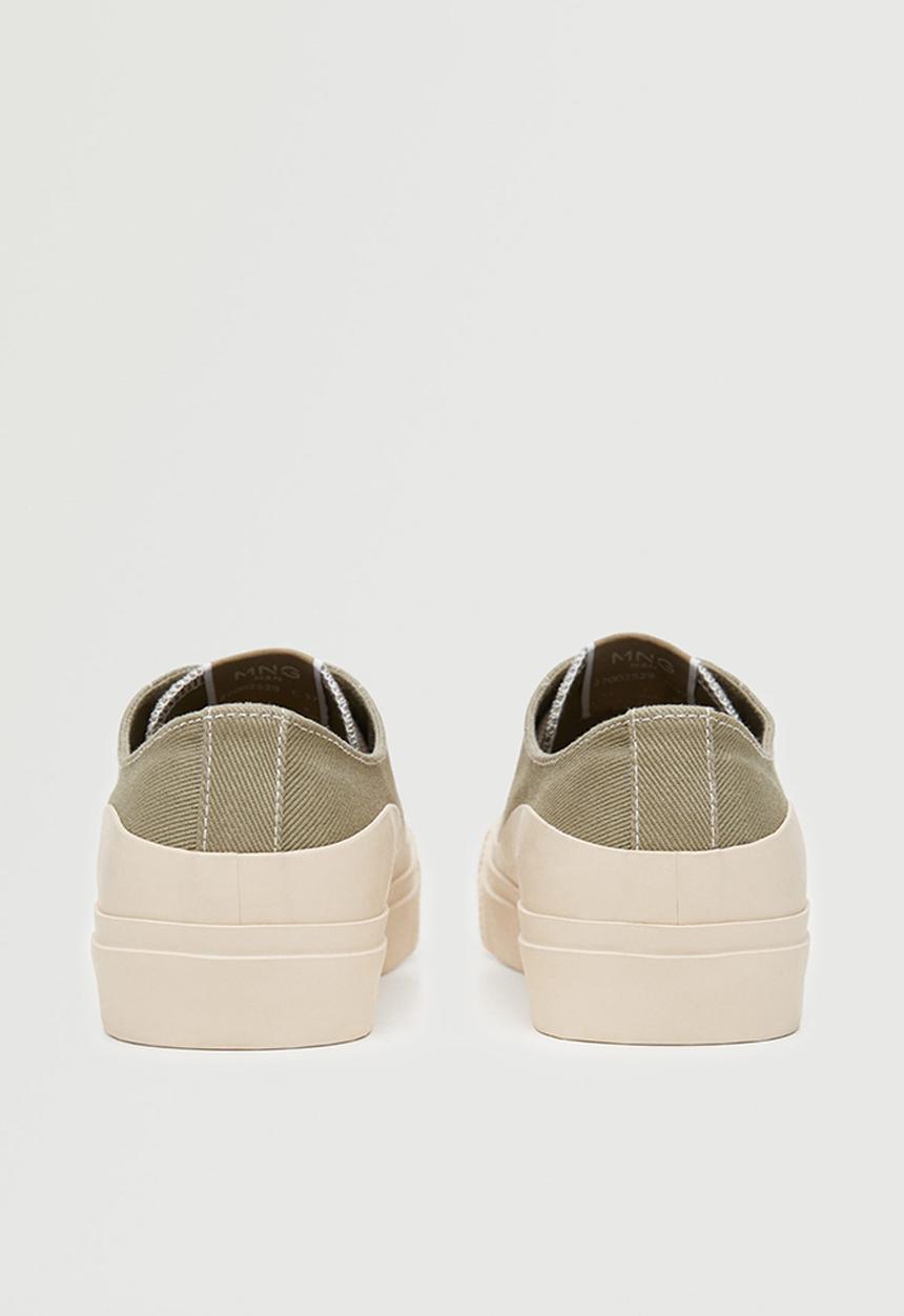 MANGO - Sport shoes organic - khaki
