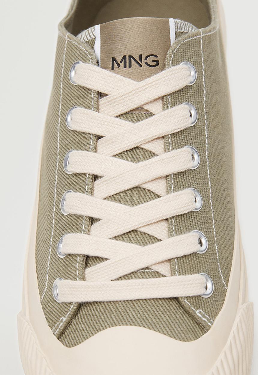 MANGO - Sport shoes organic - khaki