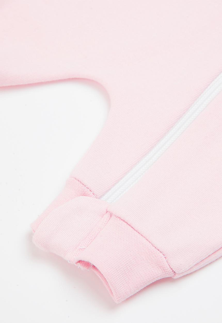 Little Lumps - Zip summer romper - pink