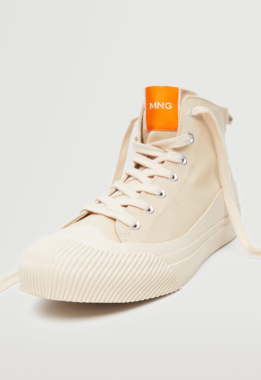 MANGO - Sport shoes organic - light beige