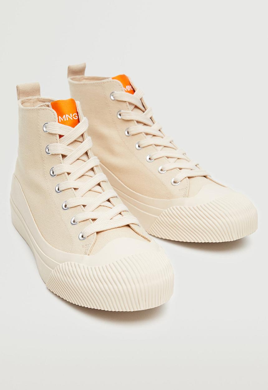 MANGO - Sport shoes organic - light beige
