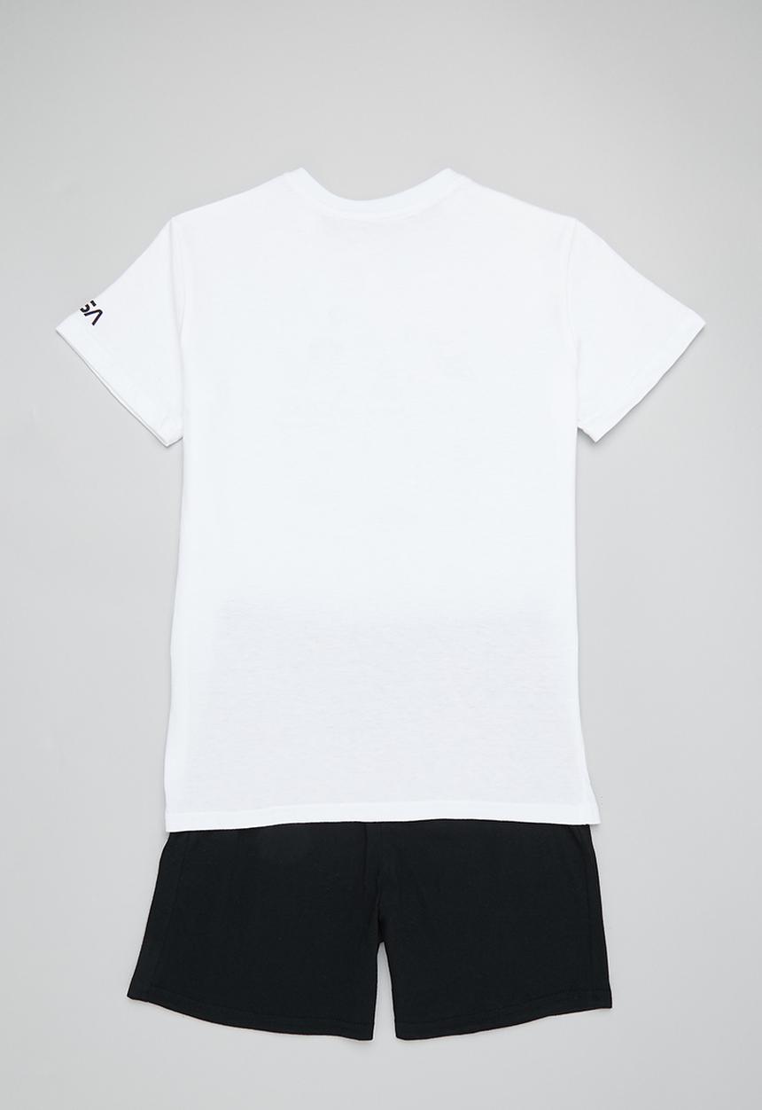 Superbalist - NASA summer pj set - white & black