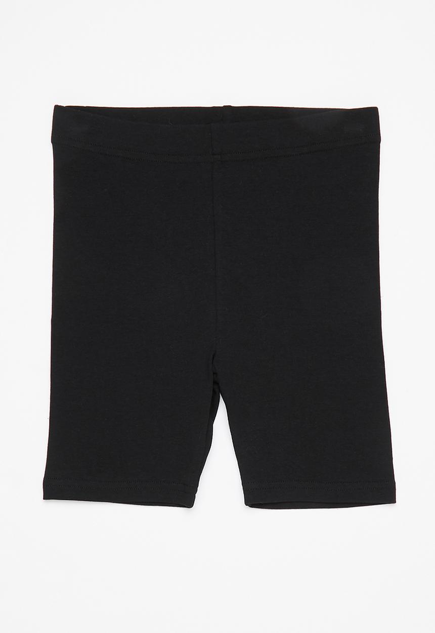 Superbalist Kids - Girls 2 pack cycling short - black & grey melange
