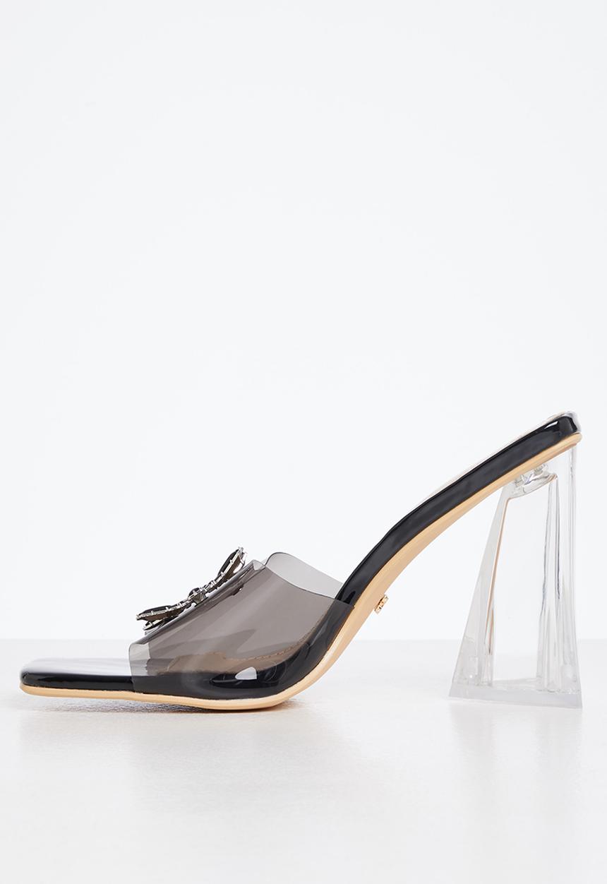 Rock & Co - Bongo 1 mule block heel - black