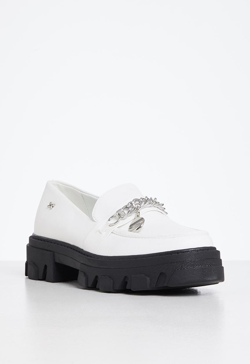 Rock & Co - Kulture 1 chunky lug sole loafer - white