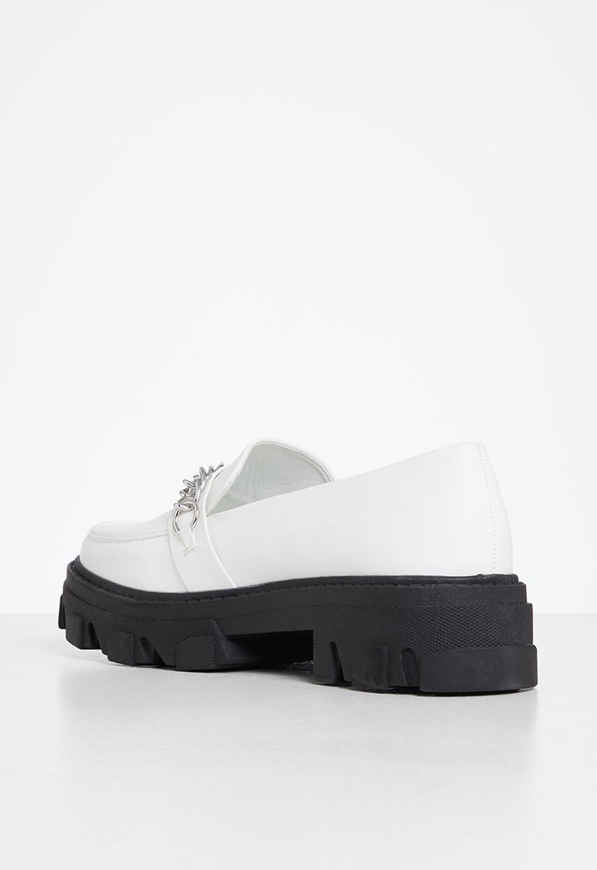 Rock & Co - Kulture 1 chunky lug sole loafer - white