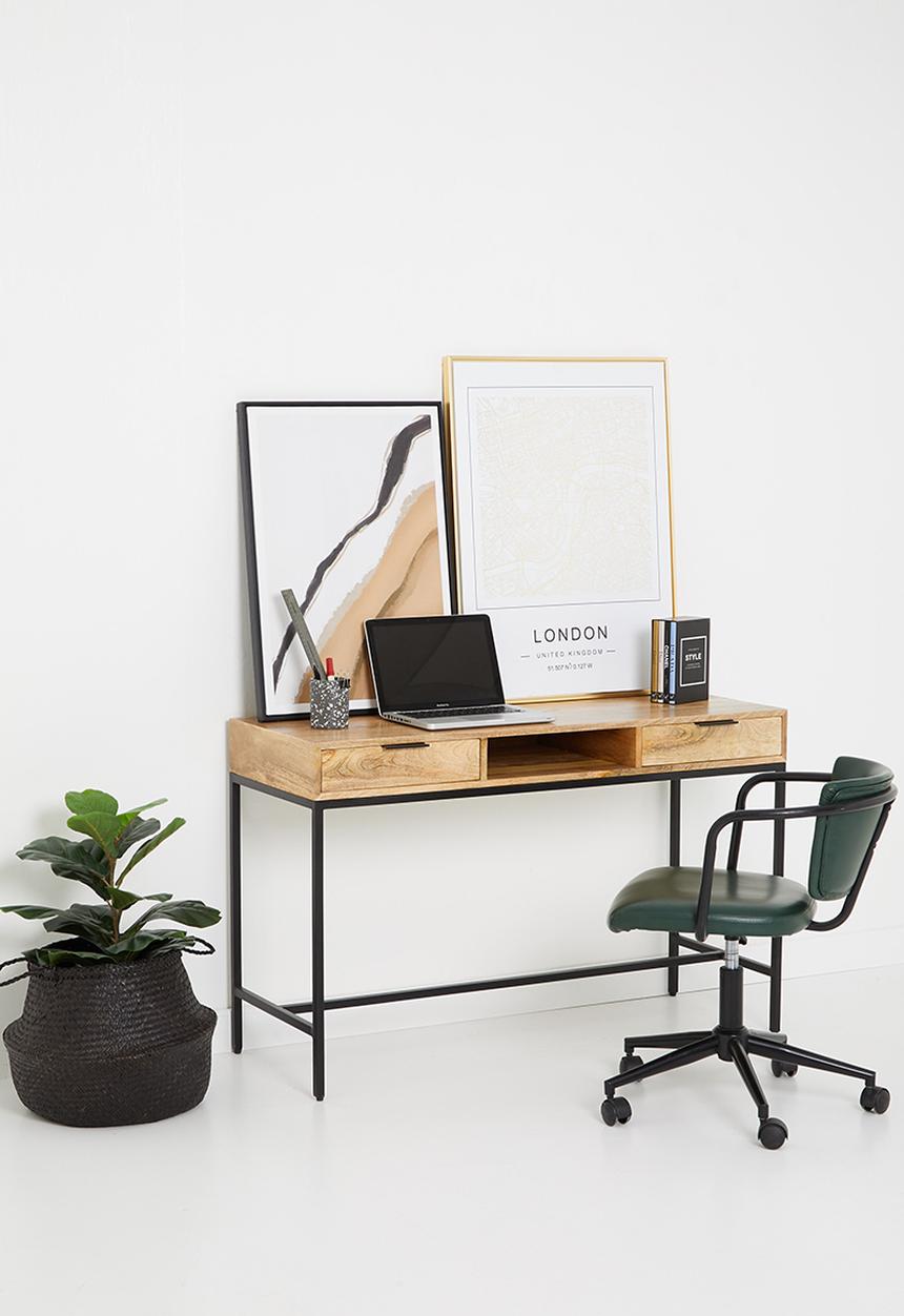 Sixth Floor - Mango desk - natural