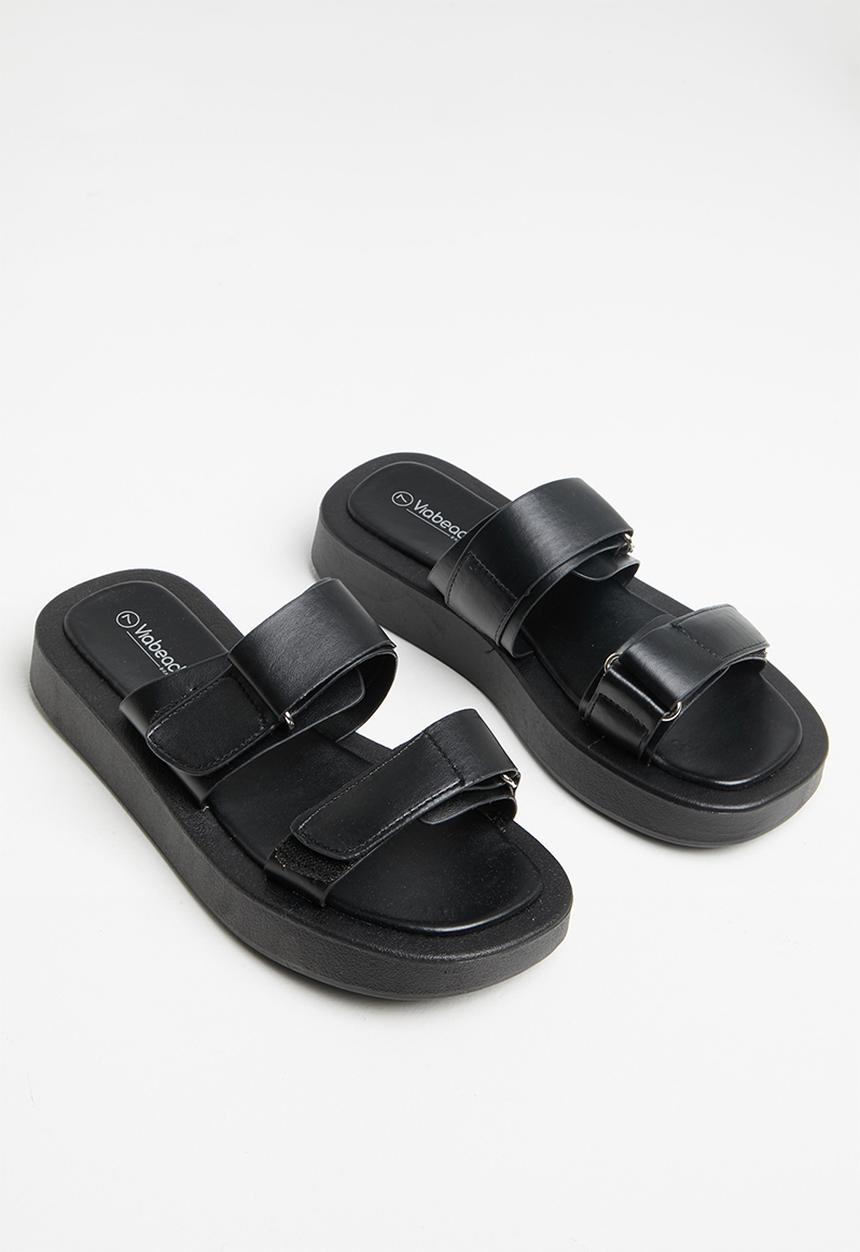 Viabeach - Coconut 1 Flatform slide - black