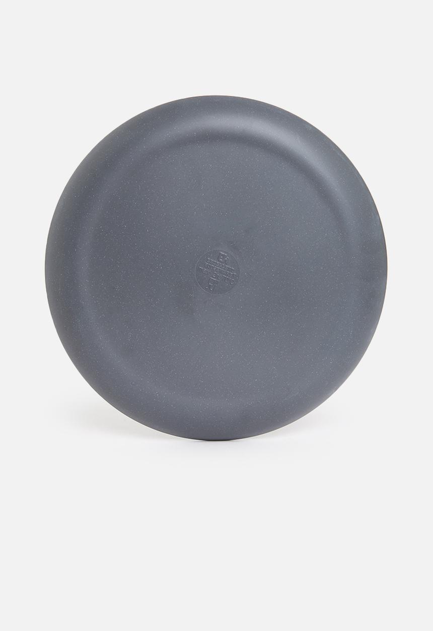 Excellent Houseware - Melamine plate set of 4 - charcoal