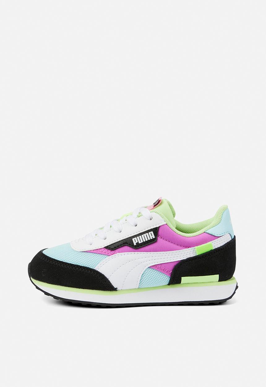 PUMA - Future rider splash ps - electric orchid-light aqua-puma white