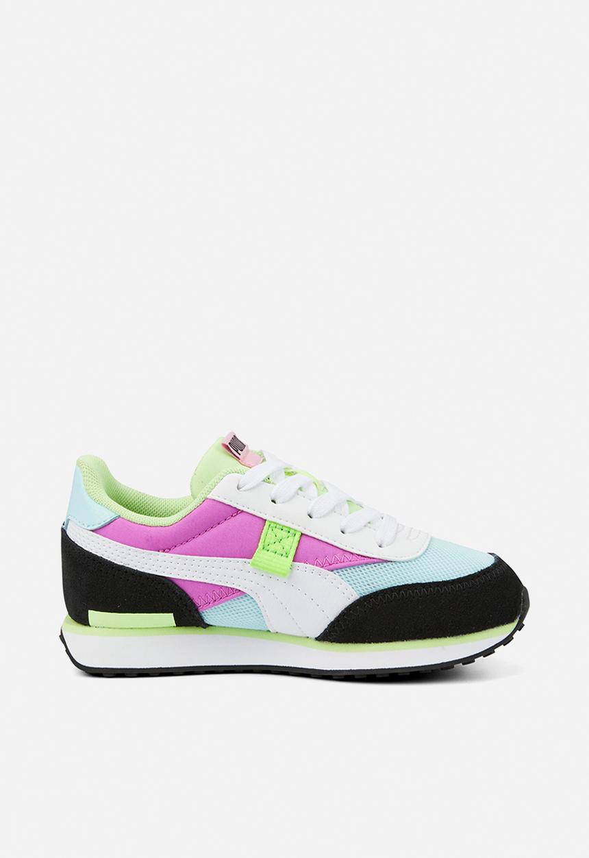 PUMA - Future rider splash ps - electric orchid-light aqua-puma white