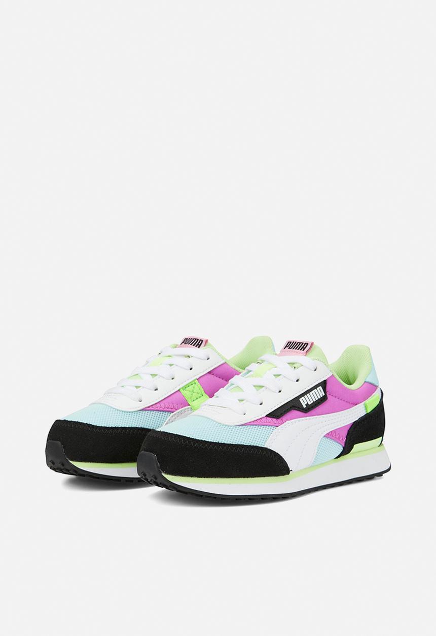 PUMA - Future rider splash ps - electric orchid-light aqua-puma white