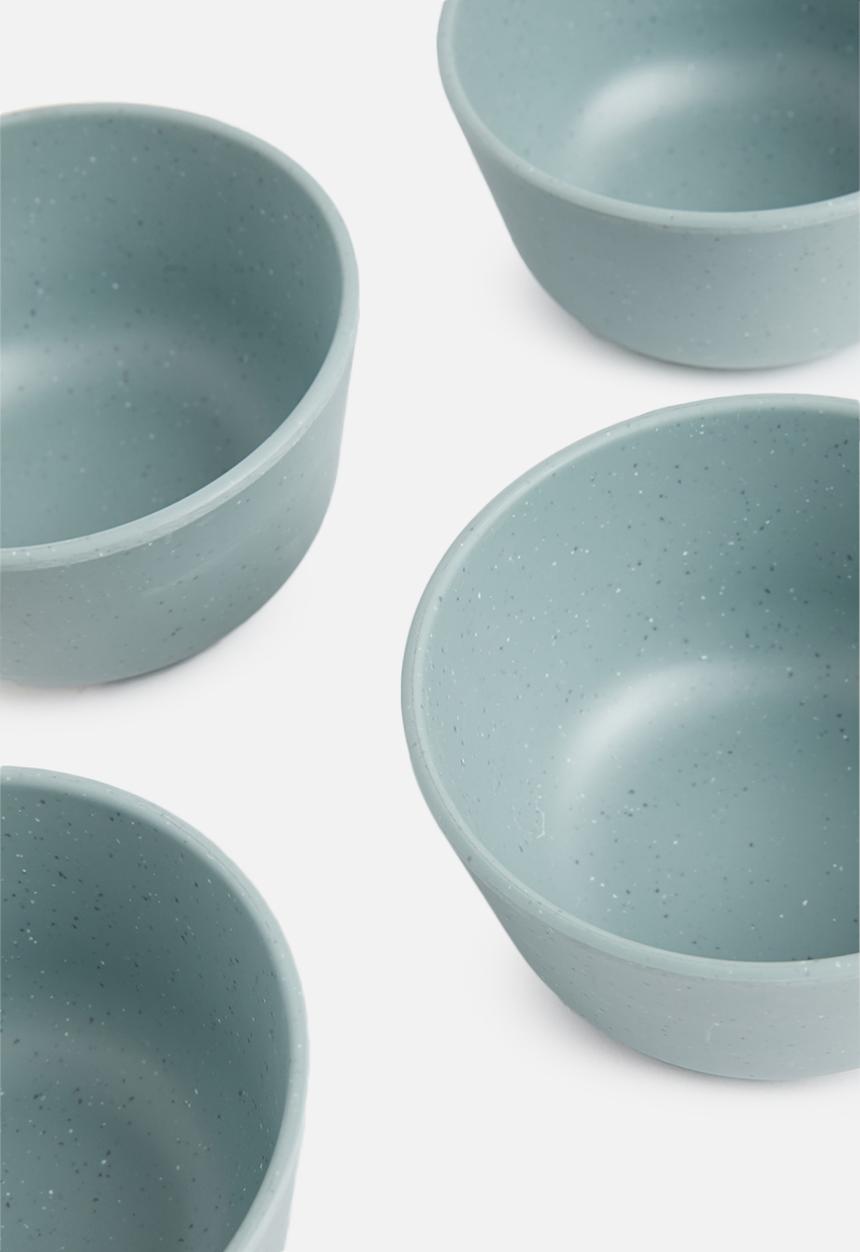Excellent Houseware - Melamine bowl set of 4 - blue