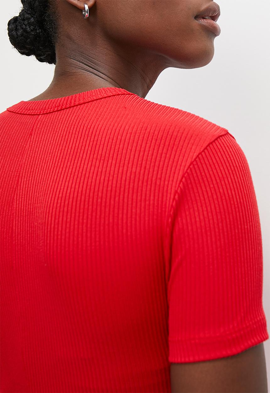 Blake - Mini rib skater - red