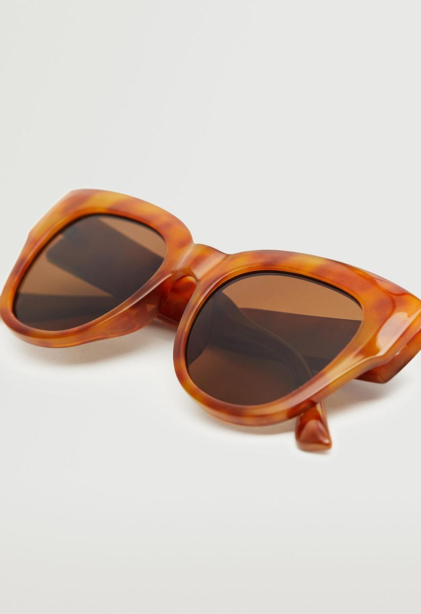 MANGO - Acetate frame sunglasses - chocolate