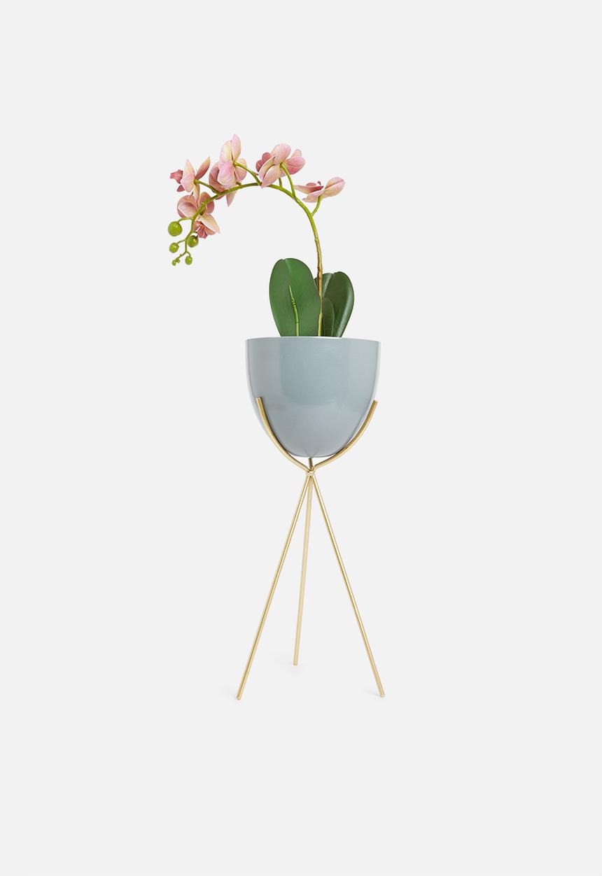 H&S - May flower pot- grey