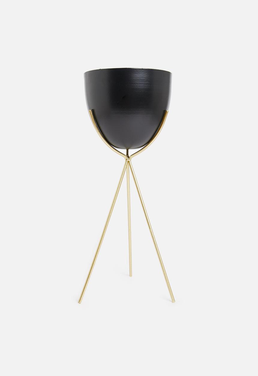 H&S - May flower pot-black