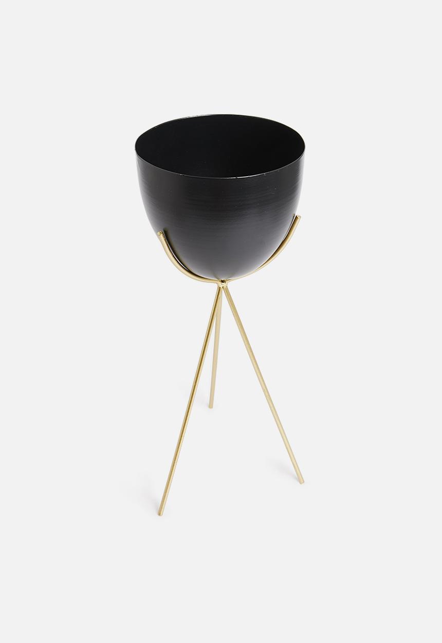 H&S - May flower pot-black