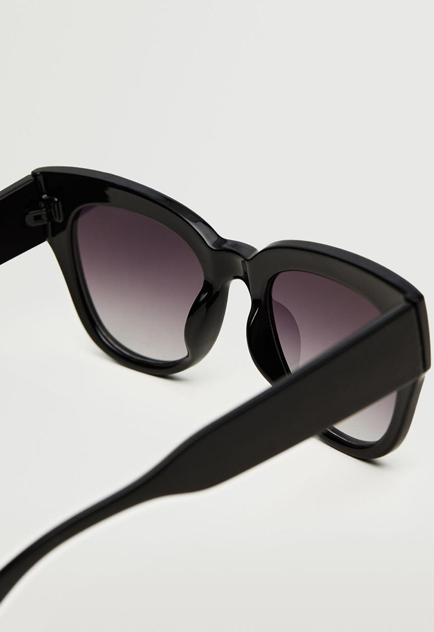 MANGO - Acetate frame sunglasses - black