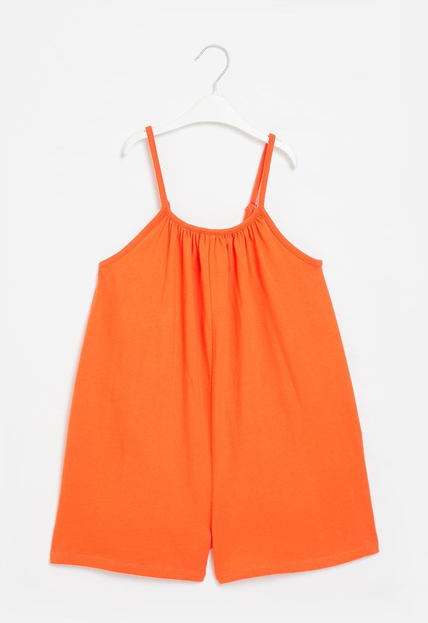 Superbalist - Cotton playsuit - orange