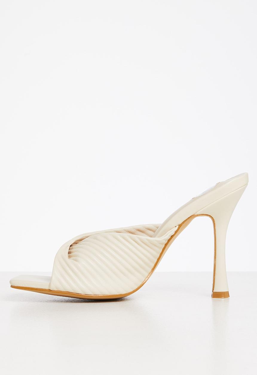 Footwork - Karri stiletto mule heel - beige