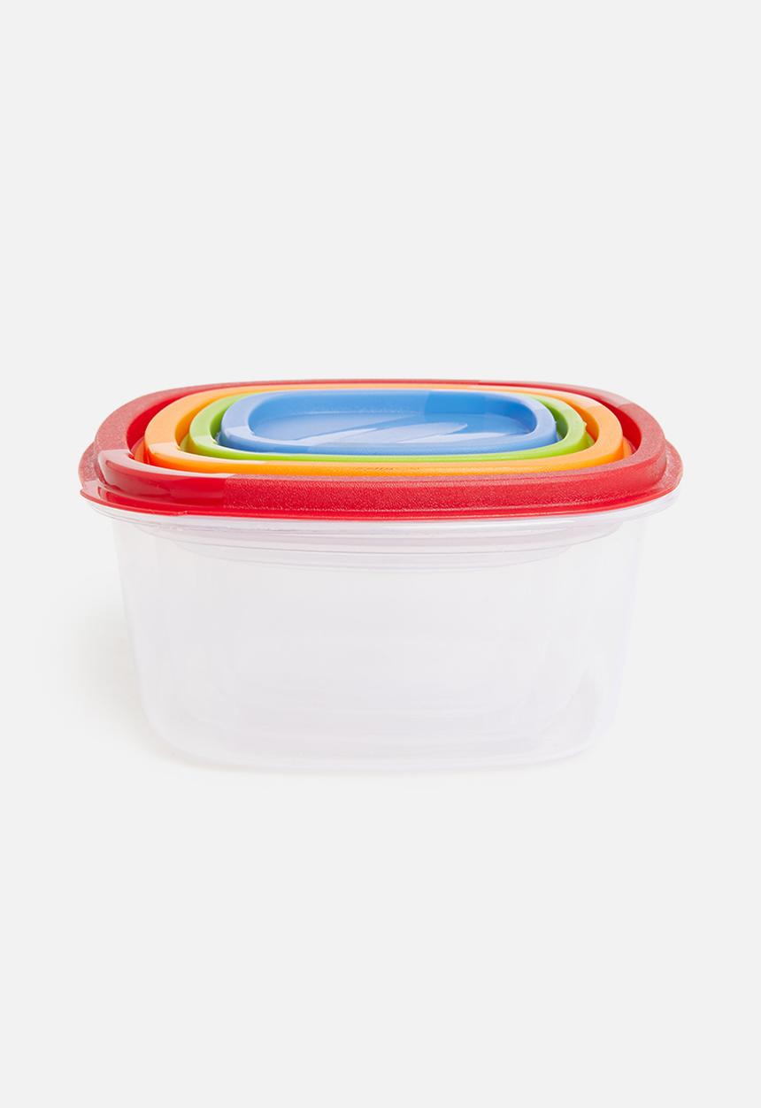 Excellent Houseware - Kitchen tupperware set - multi 