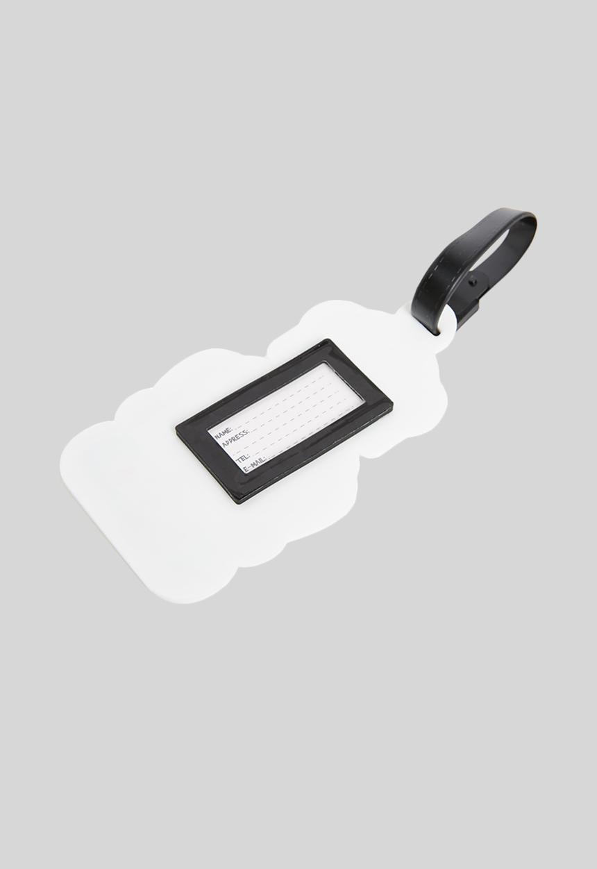 H&S - Robot luggage tag - white & blue 