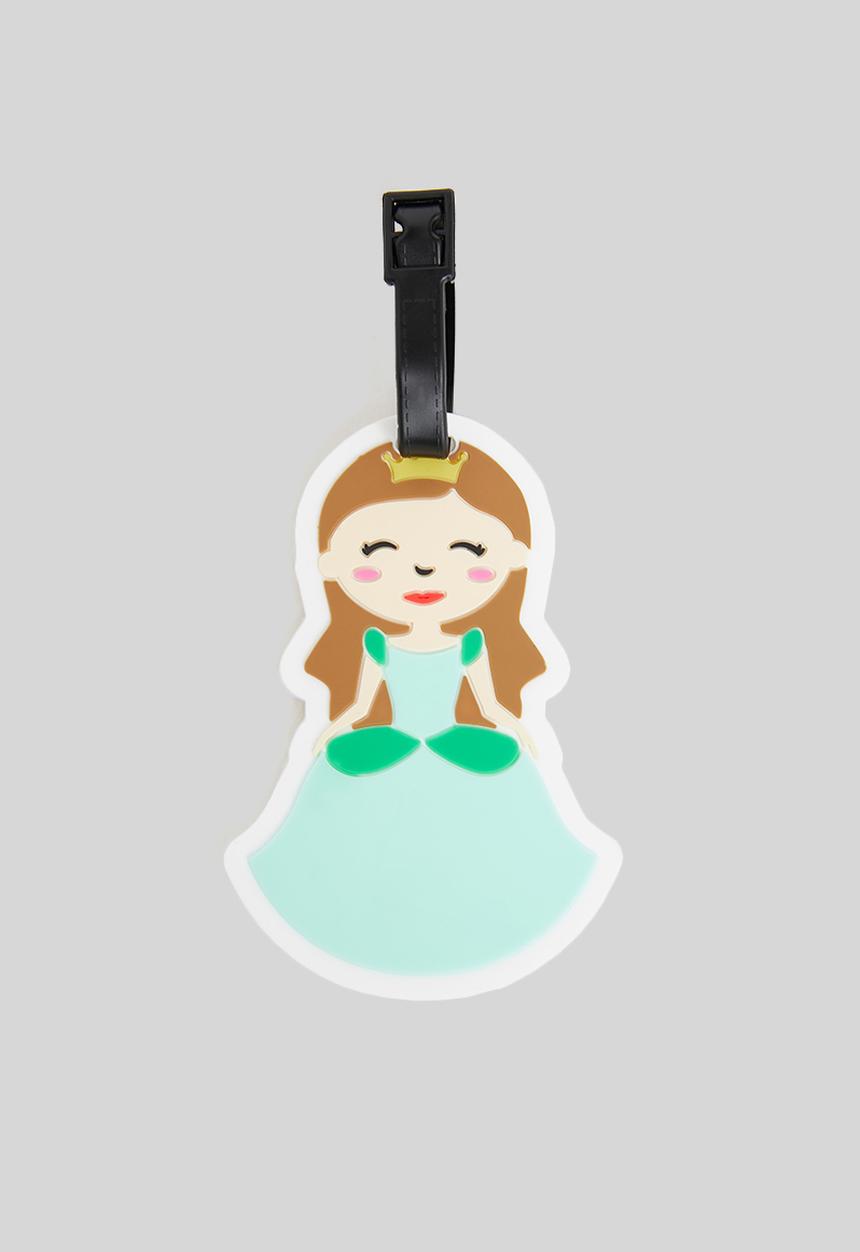H&S - Princess luggage tag - green