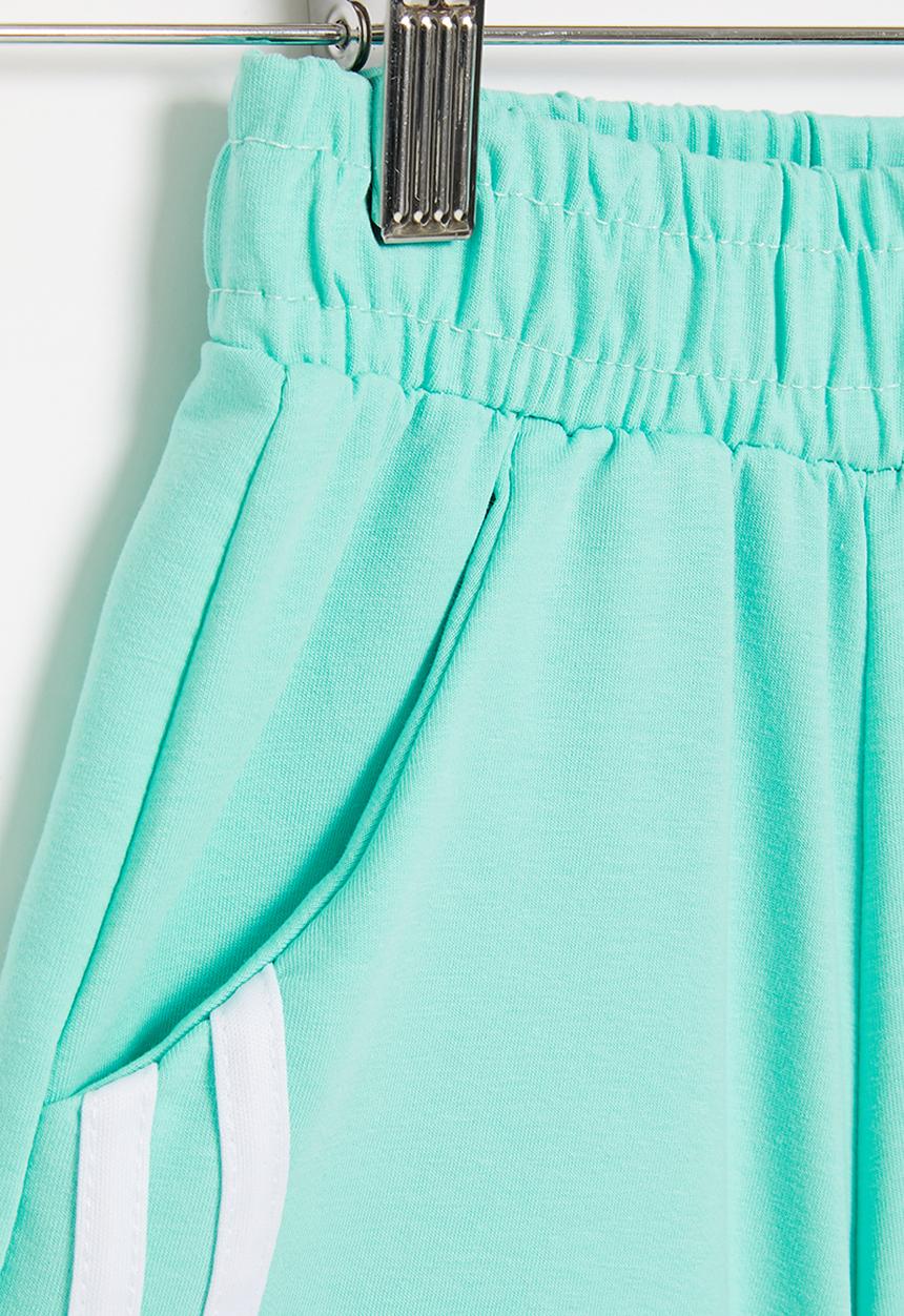 Pop Candy - Girls fleece shorts - aqua