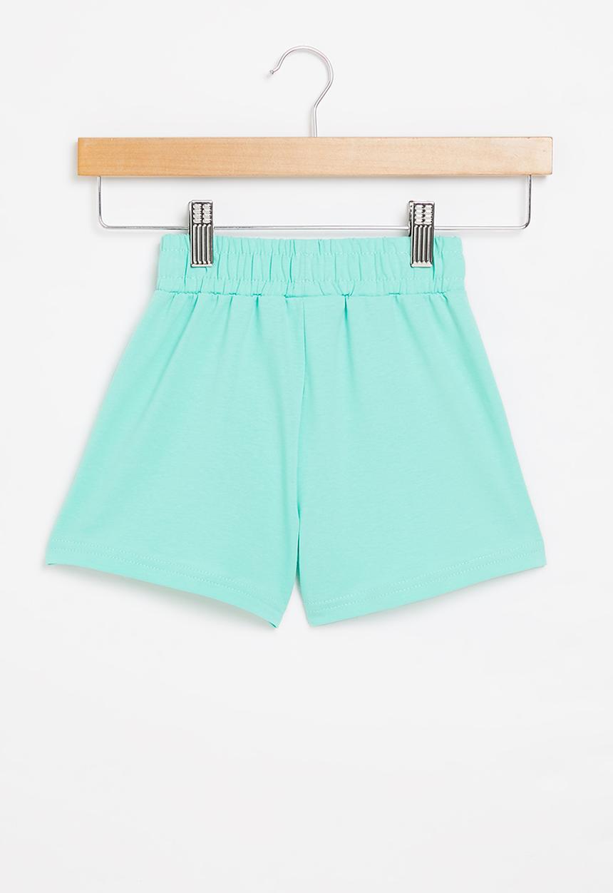 Pop Candy - Girls fleece shorts - aqua